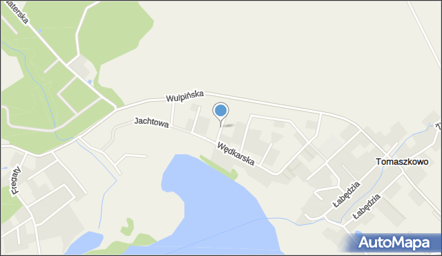 Tomaszkowo, Brzanki, mapa Tomaszkowo