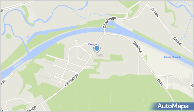 Ujazd powiat strzelecki, Brylantowa, mapa Ujazd powiat strzelecki