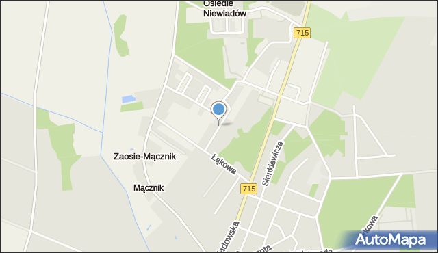 Ujazd powiat tomaszowski, Brzozowa, mapa Ujazd powiat tomaszowski