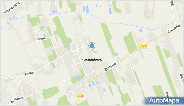 Wiązowna, Brzozowa, mapa Wiązowna