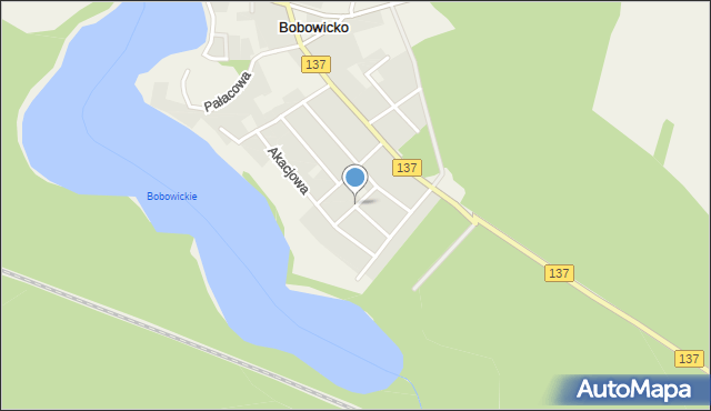Bobowicko, Bukowa, mapa Bobowicko