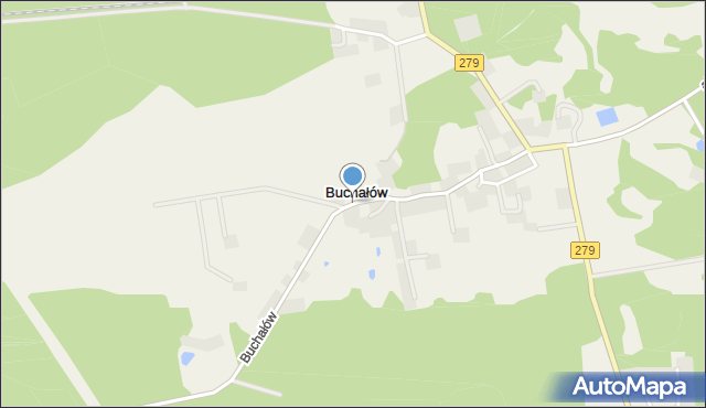 Buchałów, Buchałów, mapa Buchałów