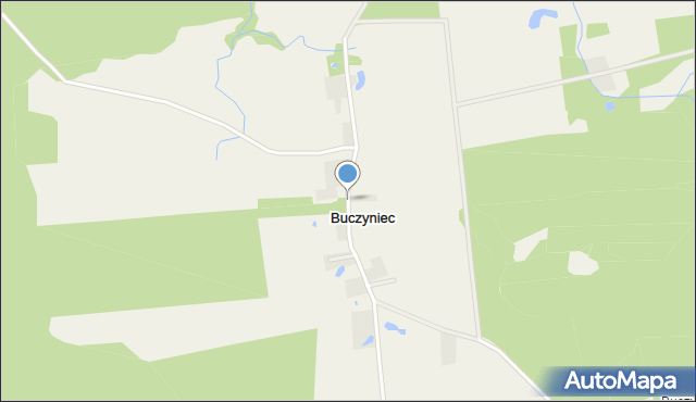 Buczyniec gmina Rychliki, Buczyniec, mapa Buczyniec gmina Rychliki