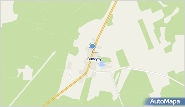 Buczyny, Buczyny, mapa Buczyny