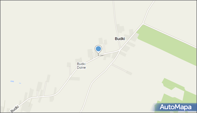 Budki gmina Trzydnik Duży, Budki, mapa Budki gmina Trzydnik Duży