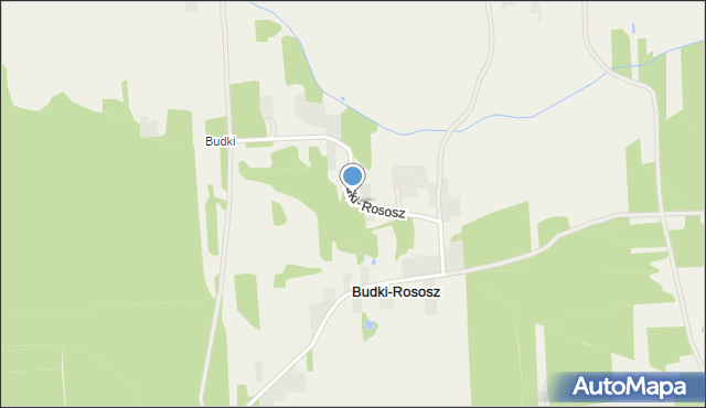 Budki-Rososz, Budki-Rososz, mapa Budki-Rososz