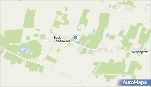 Budki Żelazowskie, Budki Żelazowskie, mapa Budki Żelazowskie