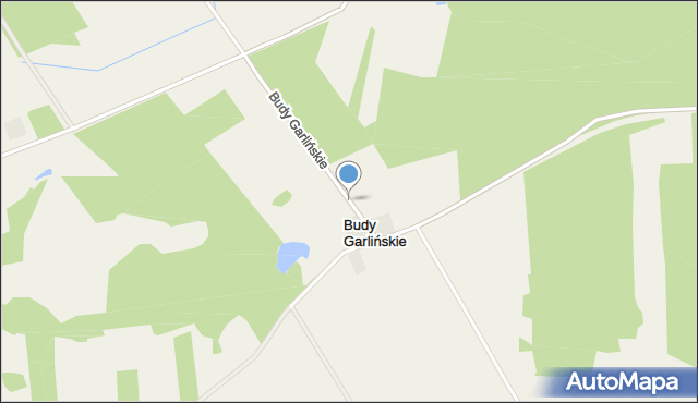 Budy Garlińskie, Budy Garlińskie, mapa Budy Garlińskie