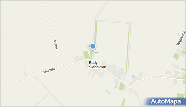 Budy Siennickie, Budy Siennickie, mapa Budy Siennickie