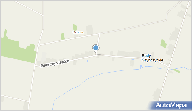 Budy Szynczyckie, Budy Szynczyckie, mapa Budy Szynczyckie