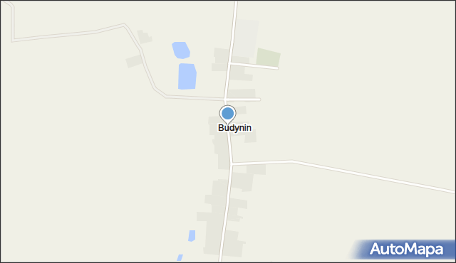 Budynin, Budynin, mapa Budynin