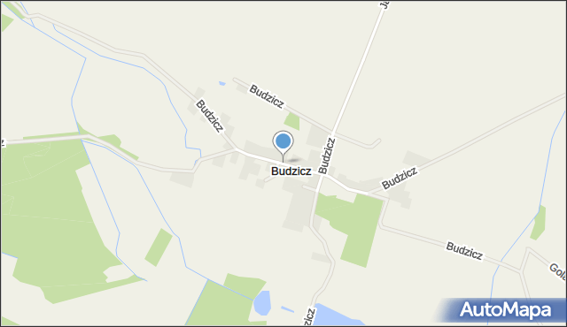 Budzicz, Budzicz, mapa Budzicz