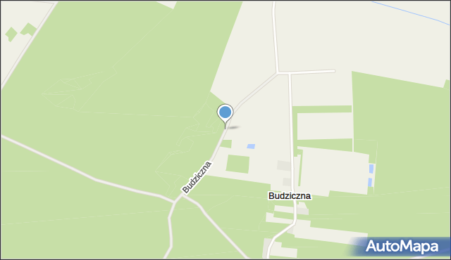 Budziczna, Budziczna, mapa Budziczna