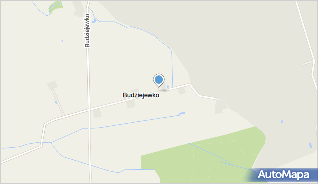 Budziejewko, Budziejewko, mapa Budziejewko