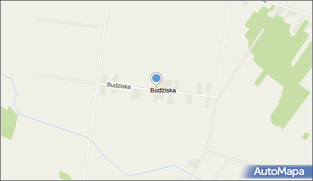 Budziska gmina Latowicz, Budziska, mapa Budziska gmina Latowicz