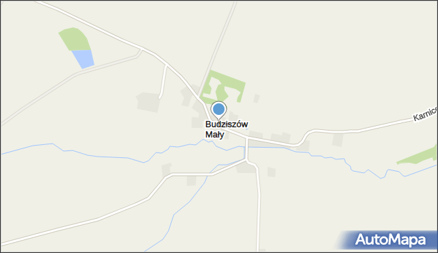 Budziszów Mały, Budziszów Mały, mapa Budziszów Mały