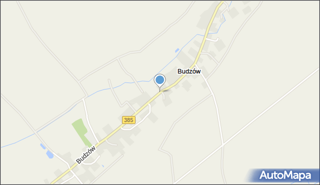 Budzów gmina Stoszowice, Budzów, mapa Budzów gmina Stoszowice