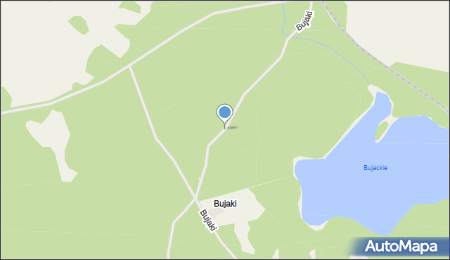 Bujaki gmina Nidzica, Bujaki, mapa Bujaki gmina Nidzica