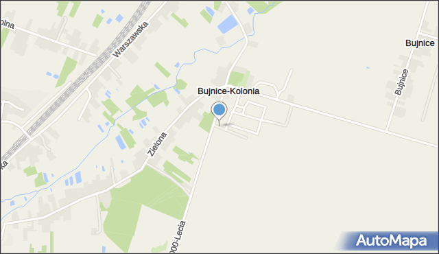 Bujnice-Kolonia, Bujnice-Kolonia, mapa Bujnice-Kolonia