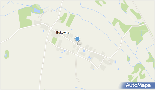 Bukowna, Bukowna, mapa Bukowna