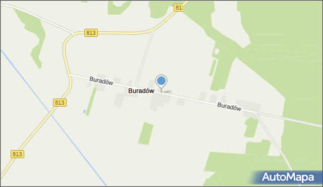 Buradów, Buradów, mapa Buradów