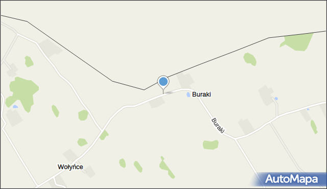 Buraki, Buraki, mapa Buraki