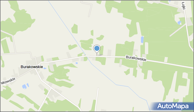 Burakowskie, Burakowskie, mapa Burakowskie