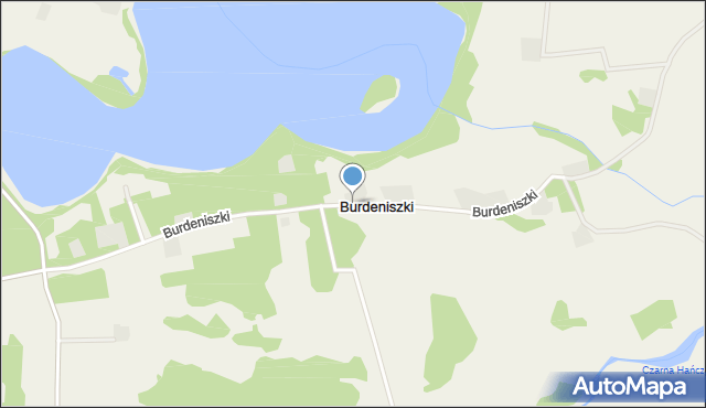 Burdeniszki, Burdeniszki, mapa Burdeniszki