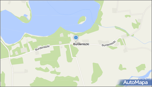 Burdeniszki, Burdeniszki, mapa Burdeniszki