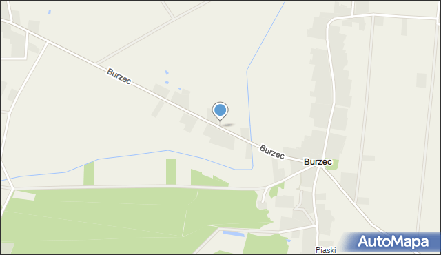 Burzec, Burzec, mapa Burzec