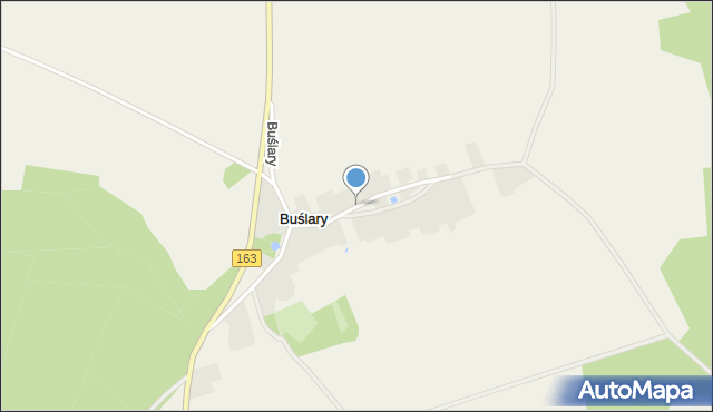 Buślary, Buślary, mapa Buślary