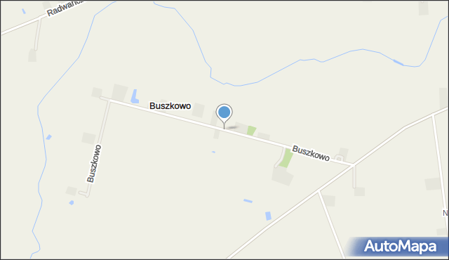 Buszkowo gmina Skulsk, Buszkowo, mapa Buszkowo gmina Skulsk