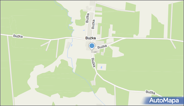 Bużka, Bużka, mapa Bużka