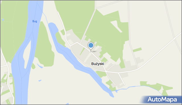 Bużyski, Bużyski, mapa Bużyski