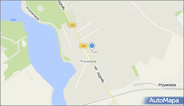 Choszczno, Bukowa, mapa Choszczno