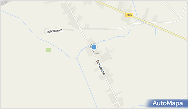 Dobieżyn, Bukowska, mapa Dobieżyn