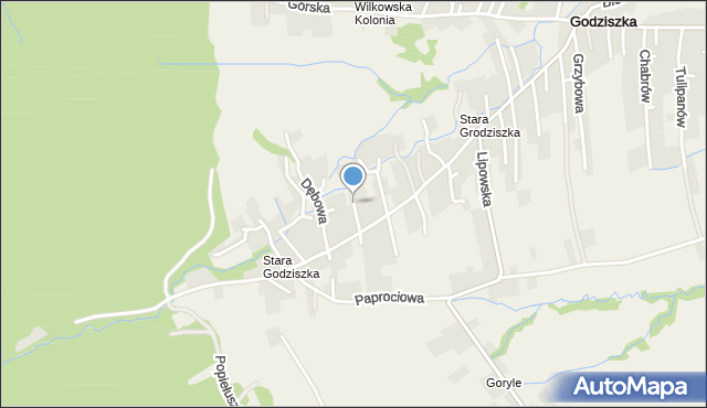 Godziszka gmina Buczkowice, Bukowa, mapa Godziszka gmina Buczkowice