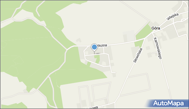 Góra gmina Wejherowo, Bukowa, mapa Góra gmina Wejherowo