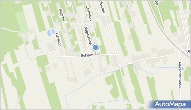 Jedlicze B, Bukowa, mapa Jedlicze B
