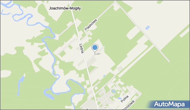 Joachimów-Mogiły, Bukowa, mapa Joachimów-Mogiły