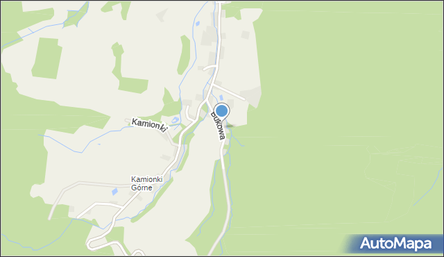 Kamionki gmina Pieszyce, Bukowa, mapa Kamionki gmina Pieszyce