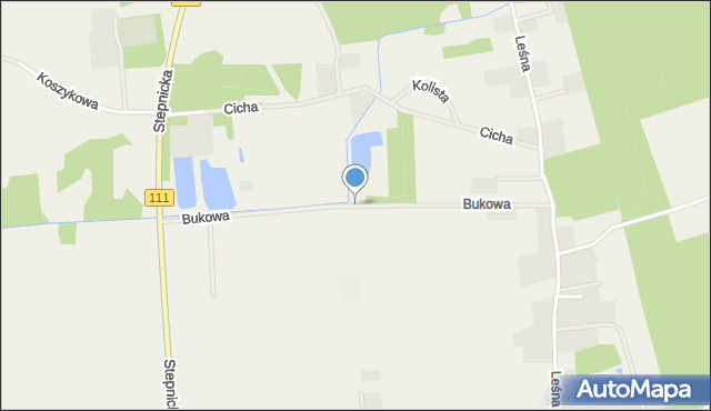 Krępsko gmina Goleniów, Bukowa, mapa Krępsko gmina Goleniów
