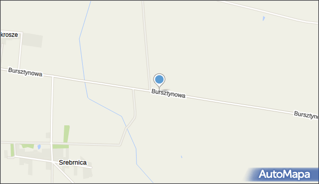 Kurów gmina Wieluń, Bursztynowa, mapa Kurów gmina Wieluń