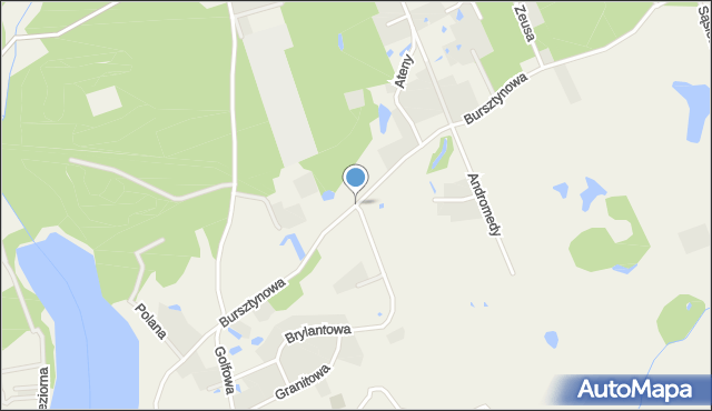 Naterki, Bursztynowa, mapa Naterki