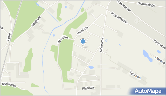 Rębiechowo, Bursztynowa, mapa Rębiechowo