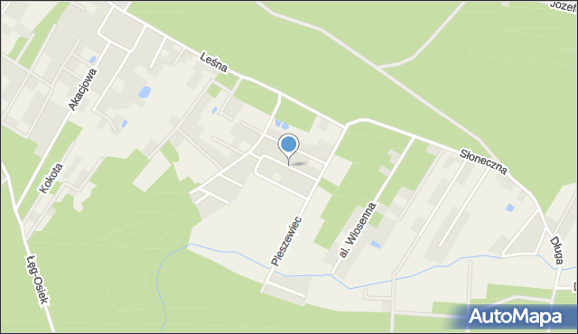 Stajenczynki, Bursztynowa, mapa Stajenczynki