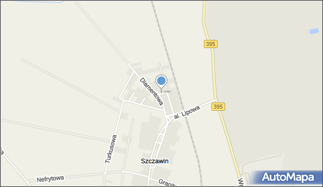 Szczawin gmina Strzelin, Bursztynowa, mapa Szczawin gmina Strzelin