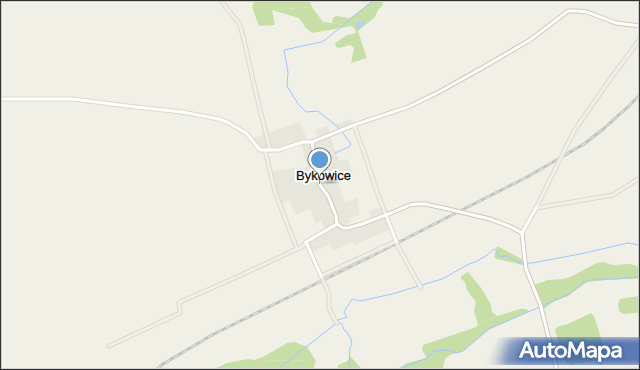 Bykowice, Bykowice, mapa Bykowice