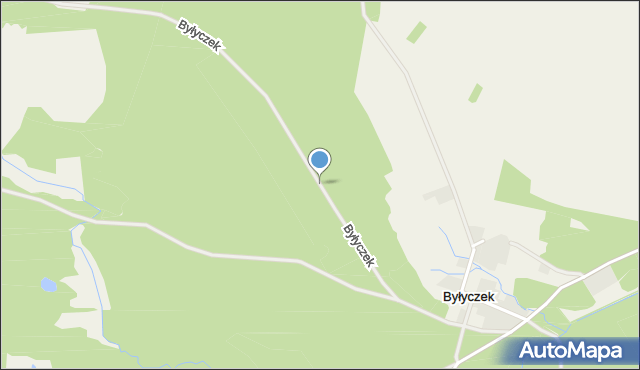 Byłyczek, Byłyczek, mapa Byłyczek