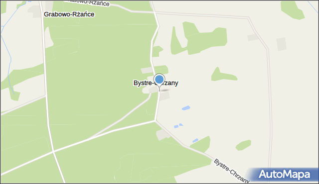 Bystre-Chrzany, Bystre-Chrzany, mapa Bystre-Chrzany